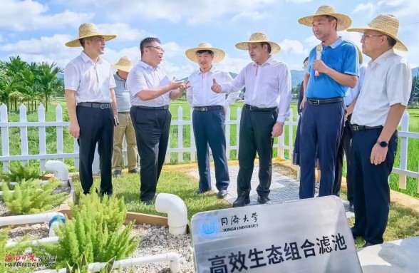 海南省委書記馮飛、省長劉小明視察三亞資源化利用試點項目